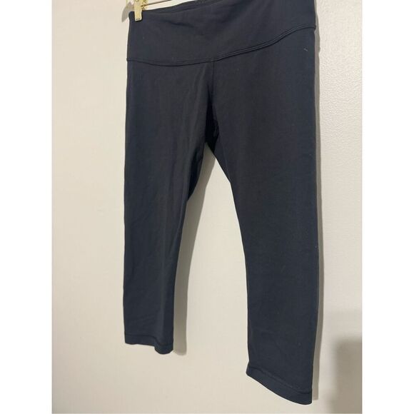 Lululemon Align Women's Leggings - Black Size 8 Crop 21” Inseam Low Rise 7inch - Picture 4 of 9